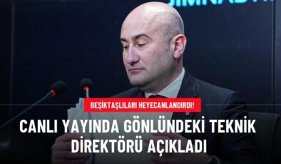 Canlı yayında gönlündeki teknik direktörü açıkladı