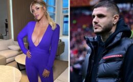 Wanda Nara herkesin önünde yeni sevgilisiyle öpüştü