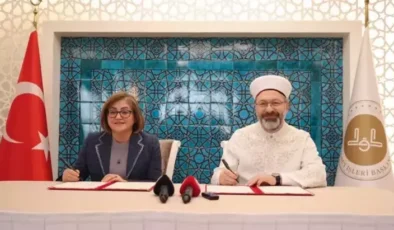 Diyanet ve Gaziantep Büyükşehir Belediyesi’nden Eğitim İşbirliği Protokolü