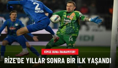 Rize’de yıllar sonra bir ilk yaşandı