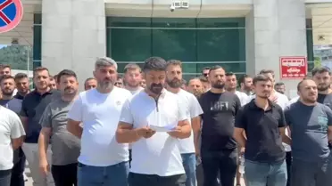 Sarp Sınır Kapısı’nda Tır Sürücülerinden Tepki